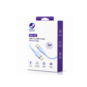 DIJLA DA-2C USB-C to USB-C Silicone Fast Charging Cable – 2M
