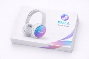 DIJLA Wireless Bluetooth Over-Ear Headphones – Stereo Sound, Comfortable Fit