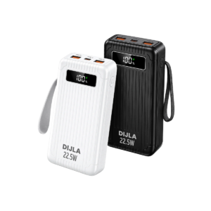 DIJLA 30000mAh Power Bank – 22.5W Super Fast Charging with PD 30W Max